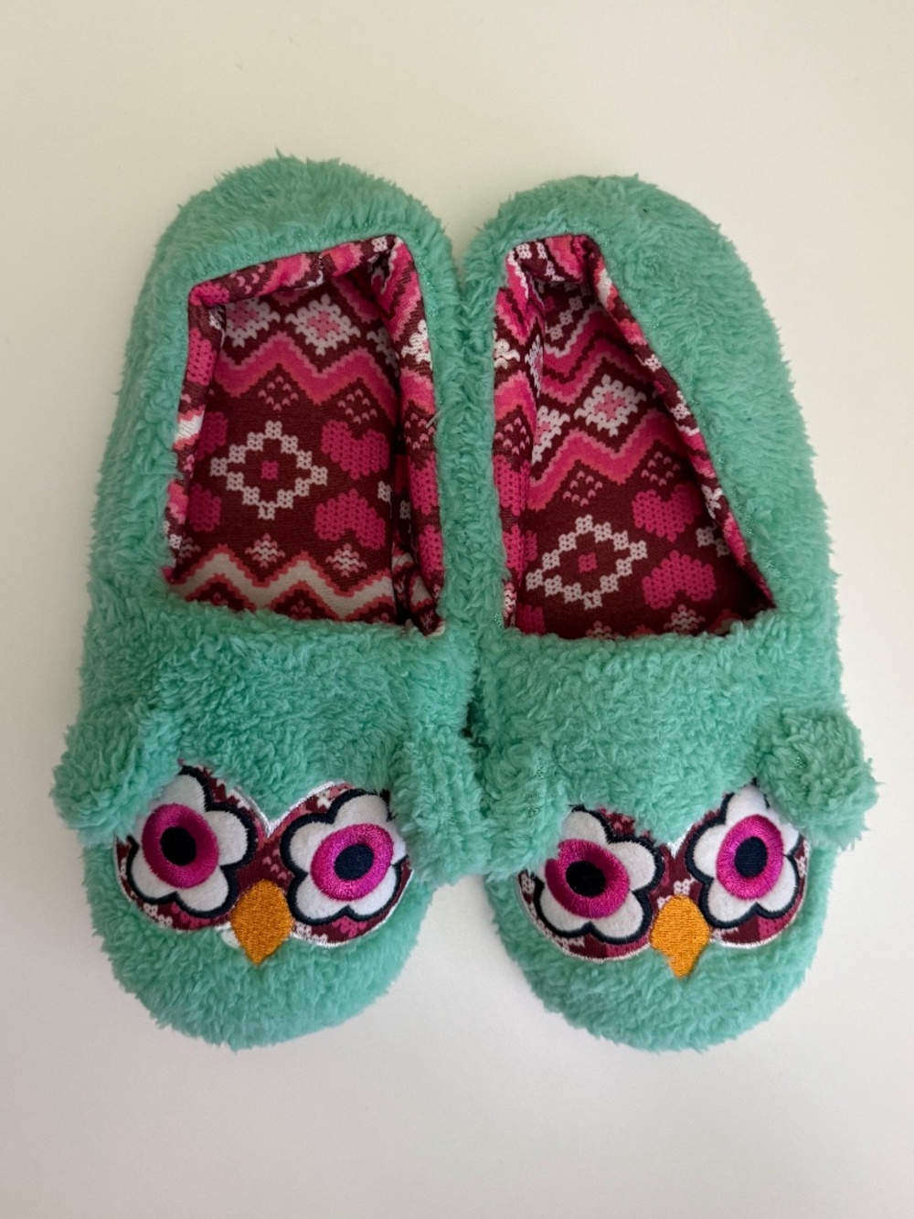Plush Owl Slipper Shoe